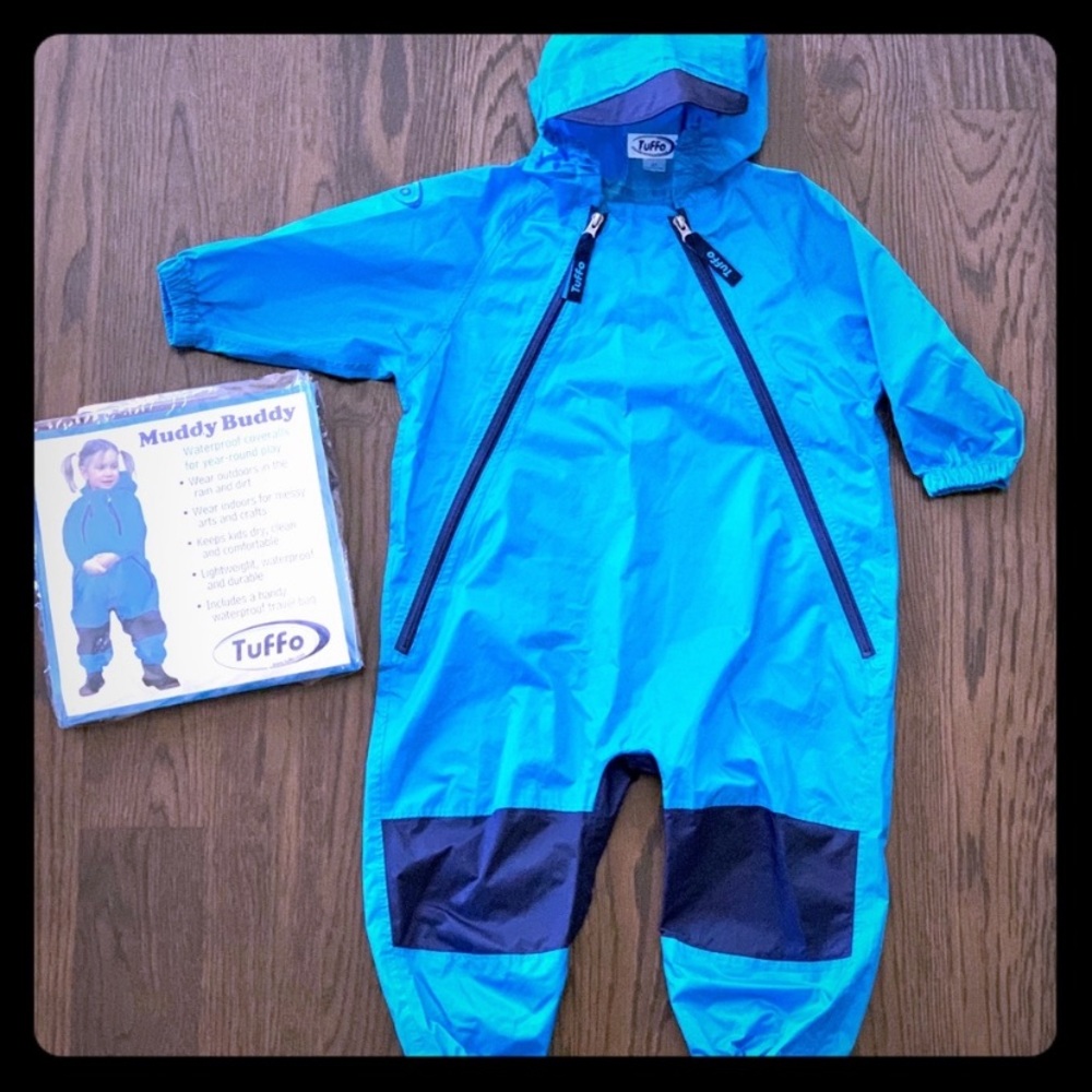 Muddy Buddy Waterproof Coveralls by Tuffo- Blue
